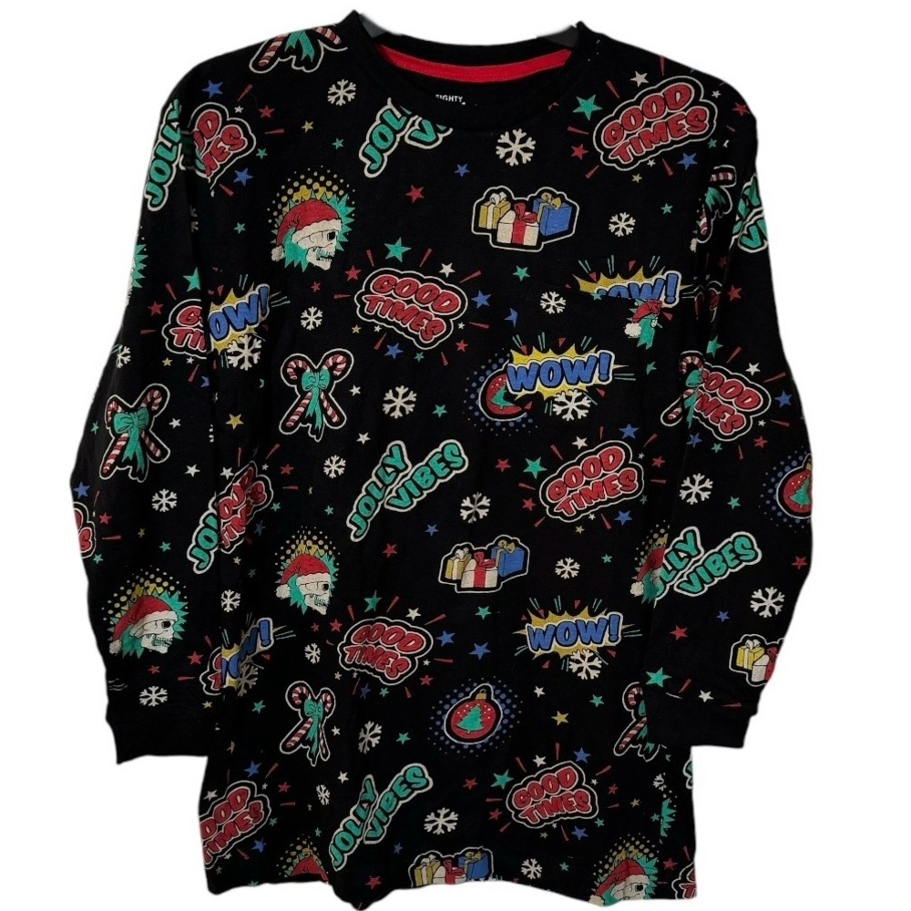 *NWT* Eighty Eight Brand Jolly Vibes Ugly Christmas Long Sleeve Tee Kids 14/16